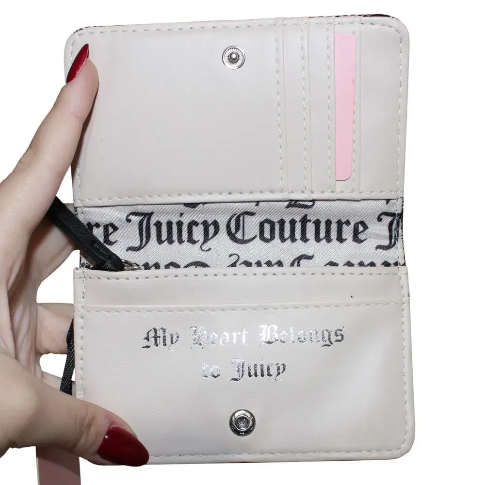 Juicy Couture Short Sweet Elongated Bifold Wallet NWT